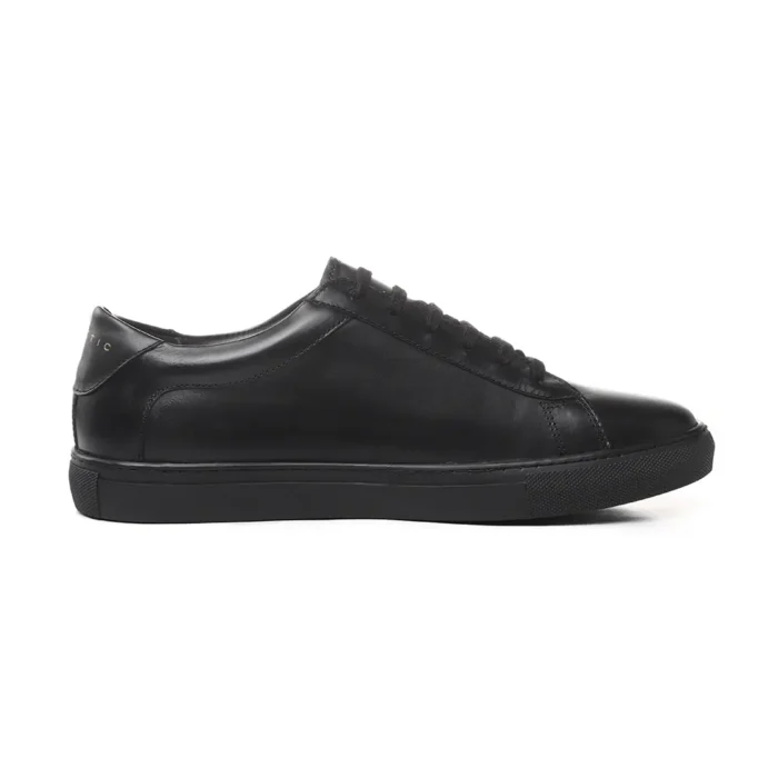 Onyx Black Leather Sneaker